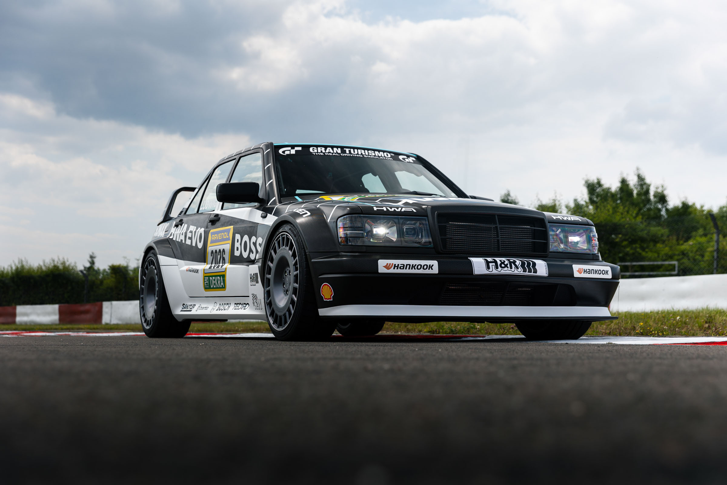 HWA Confirms Race Spec 190E Evo Restomod For 2026 N24 Entry